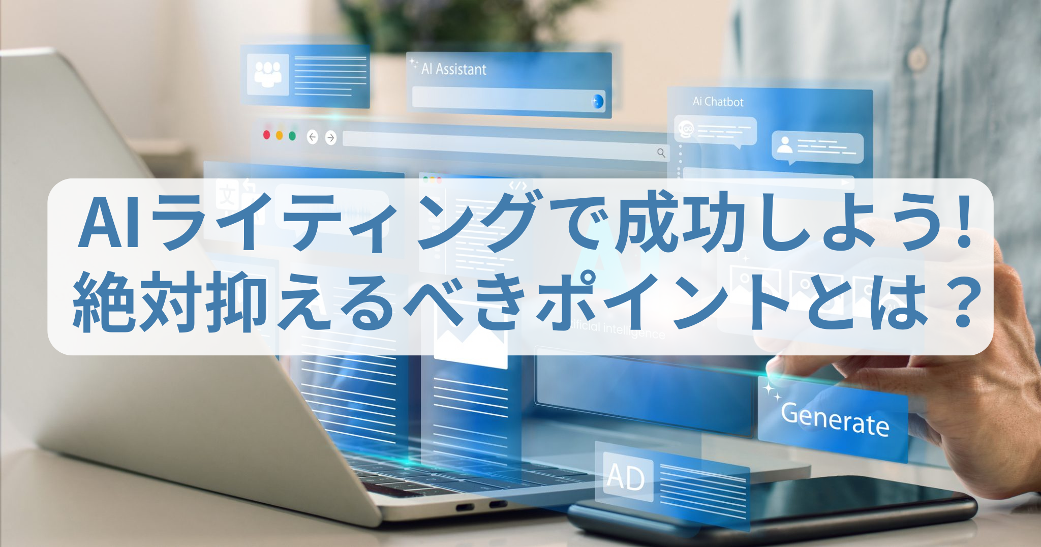 AIとSEO記事のアイキャッチ