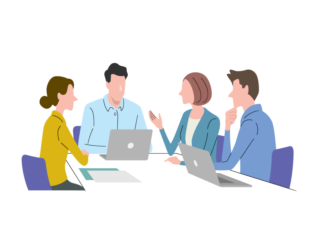 ミーティング風景【SEOライティングの基本】基礎知識と執筆の方法を学んで上位表示を目指そう